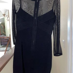 Black BeBe mini dress
